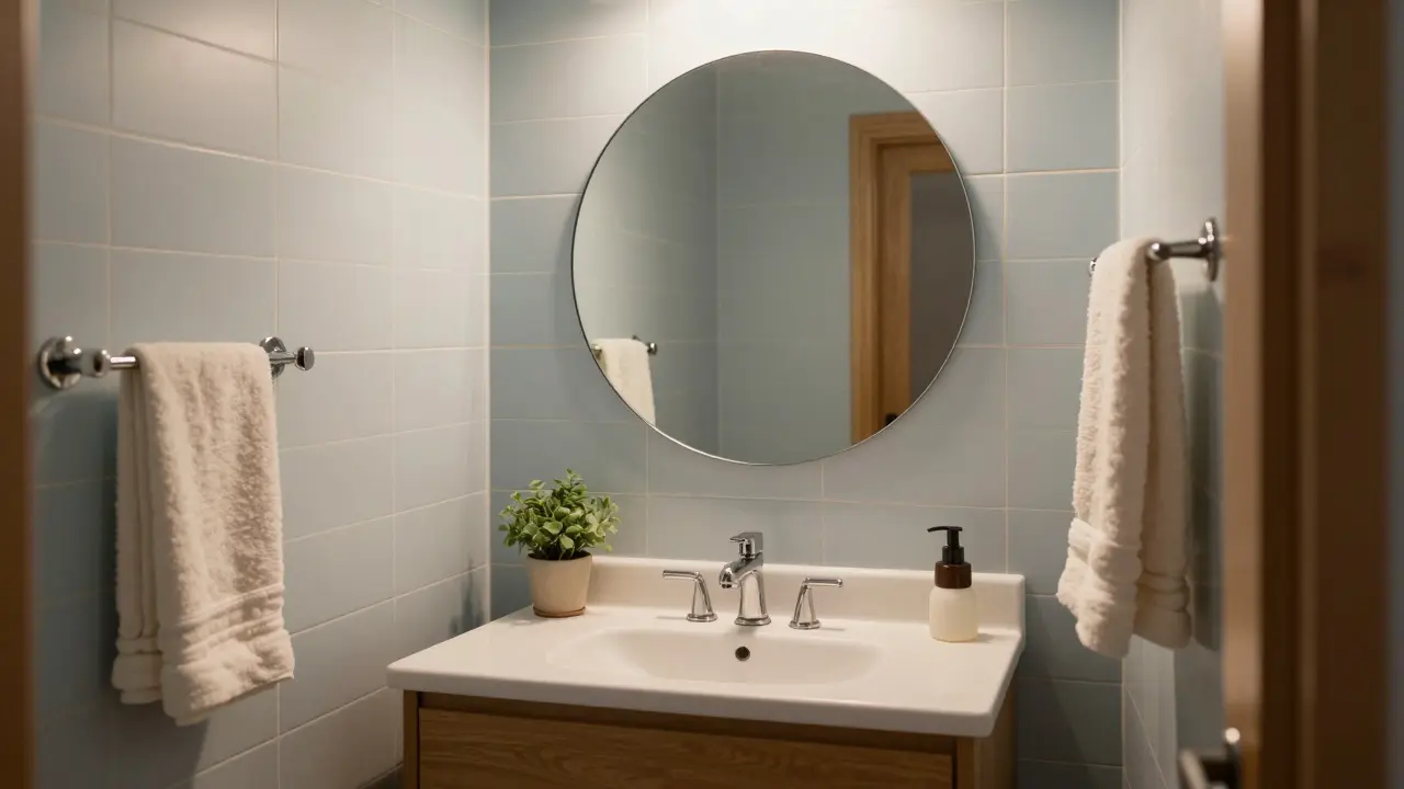 Round vs Square Mirror for a Small Bathroom: What Works Best