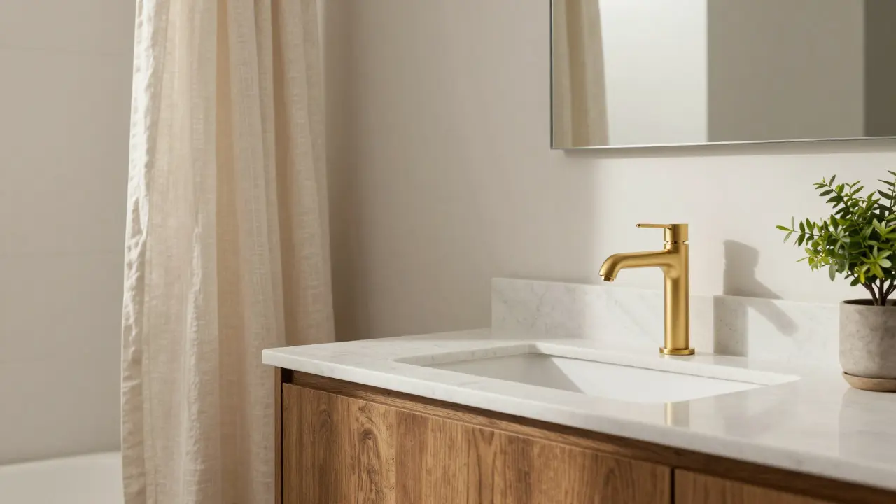 Are Gold Fixtures in Style in 2025? Bathroom Remodeling Trends